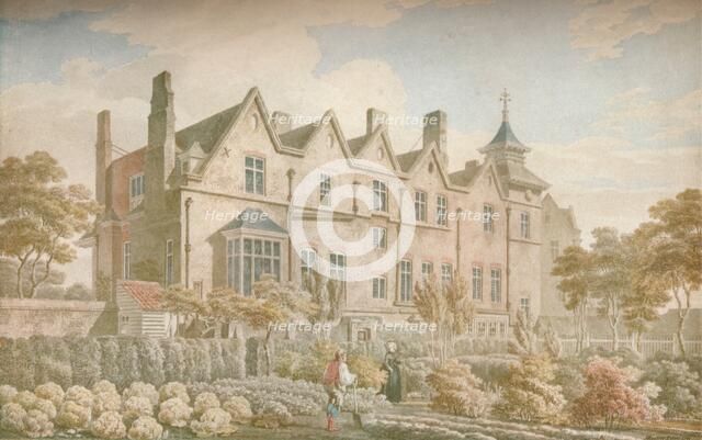 Marylebone Old Manor House: Garden Front, 1791, (1923). Artist: Michael Angelo Rooker