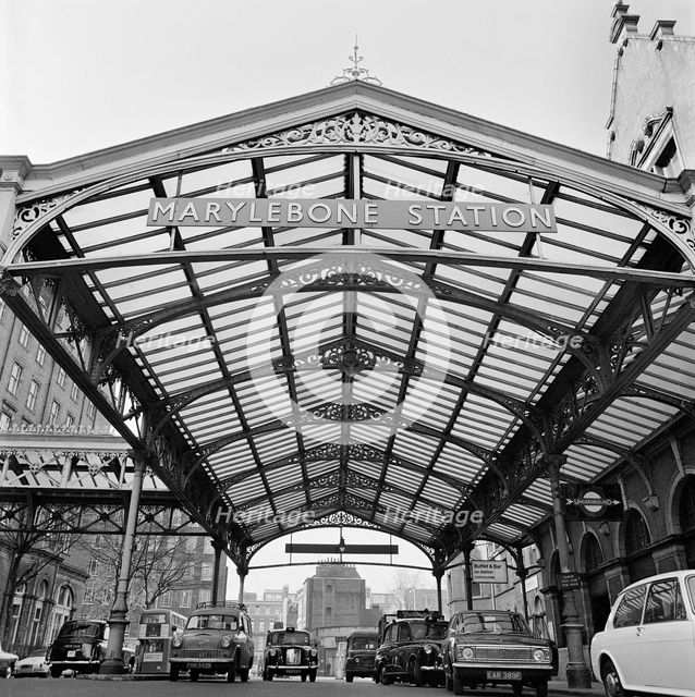 Marylebone Station, London, 1960-1972. Artist: John Gay