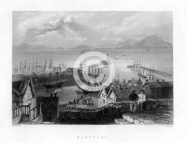 Maryport, Cumbria, England, 19th century. Artist: JC Armytage