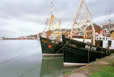 Maryport harbour, Cumbria, 1999. Artist: P Williams