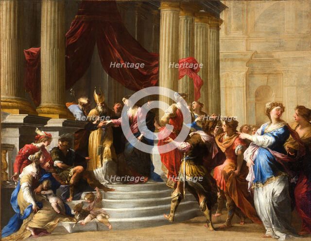 Mary's engagement to Joseph, 1645-1650. Creator: Castello, Valerio (1624-1659).