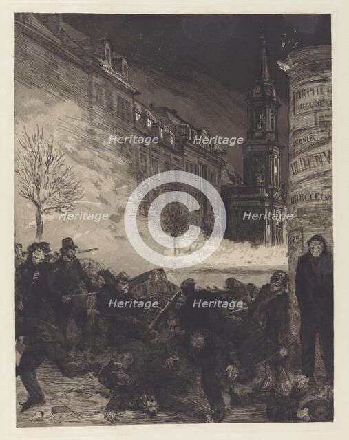 Märztage II (March Days II), 1883. Creator: Max Klinger.