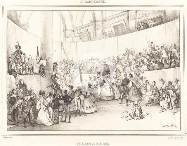 Mascarade, c. 1831. Creator: Paul Gavarni.