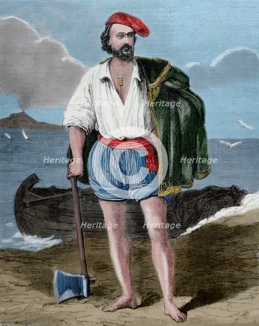 Masaniello, Italian revolutionary, (19th century).  Creator: Polhey.