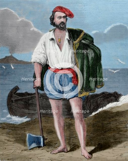 Masaniello, Italian revolutionary, (19th century).  Creator: Polhey.