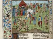 Masacre of the Christians after the Battle of Nicopolis, ca 1470-1475. Creator: Anonymous
