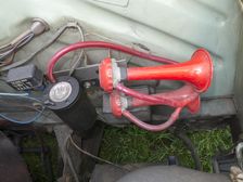 Maserati Air horn on a 1966 Ford Anglia