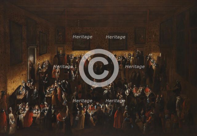 Masked Ball (Il ridotto), Mid of 17th cen.. Creator: Heintz, Joseph, the Younger (ca 1600-after 1674).