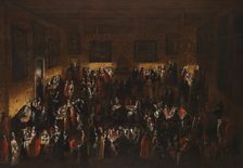 Masked Ball (Il ridotto), Mid of 17th cen.. Creator: Heintz, Joseph, the Younger (ca 1600-after 1674)