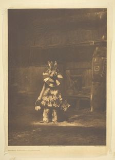 Masked Dancer - Cowichan, 1912. Creator: Edward Sheriff Curtis