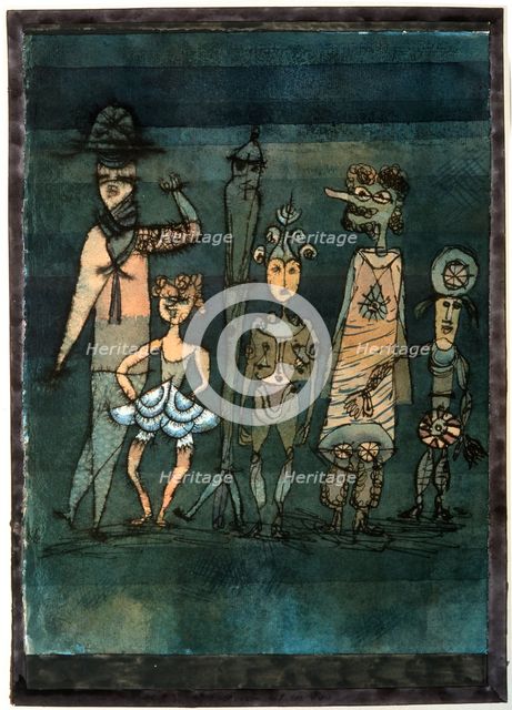 'Masks', 1923.  Artist: Paul Klee