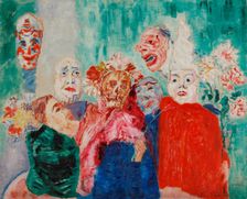 Masks, 1925. Creator: Ensor, James (1860-1949)