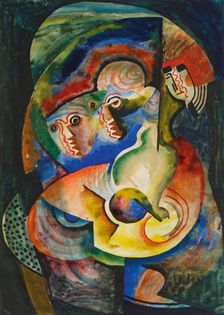Masks, c1922. Creator: Kádár, Béla (1877-1956)