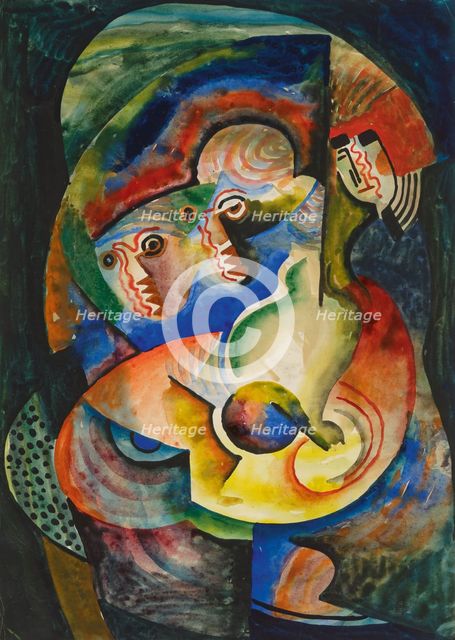Masks, c1922. Creator: Kádár, Béla (1877-1956).