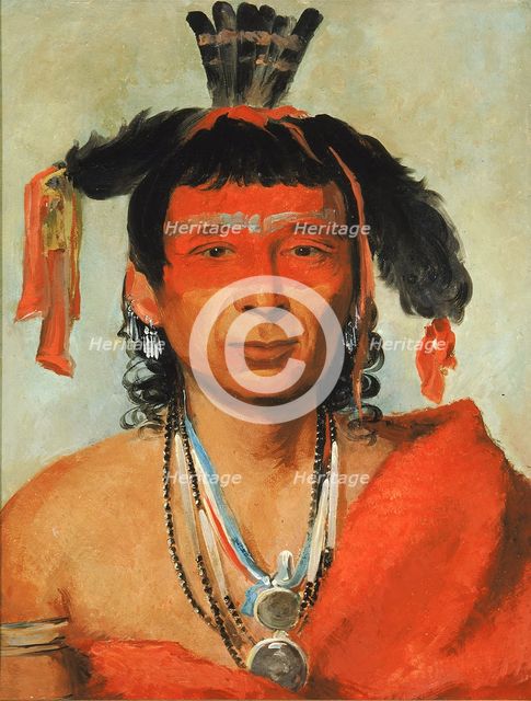 Másh-kee-wet, a Great Dandy, 1831. Creator: George Catlin.