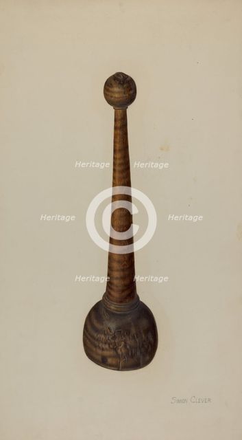 Masher, c. 1941. Creator: Clever, Simon.