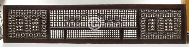 Mashrabiyya Screen with Two Gazelles, Egypt, 18th or 19th century. Creator: Unknown.