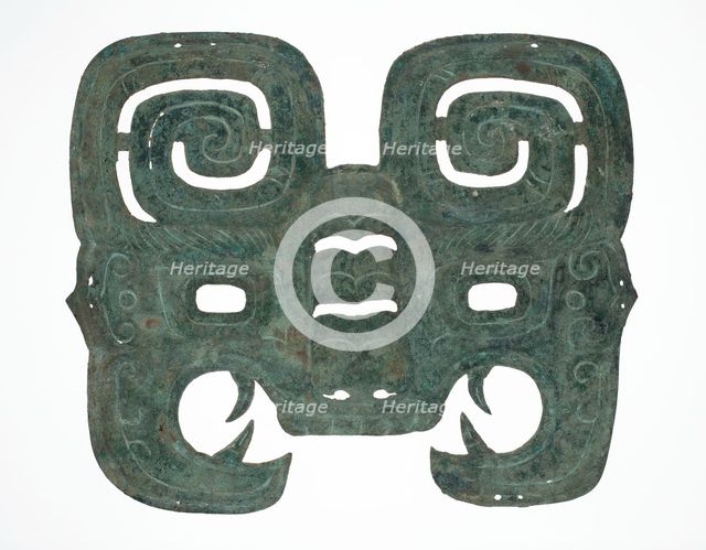 Mask, Western Zhou dynasty ( 1046-771 BC ), about 9th century BC. Creator: Unknown.