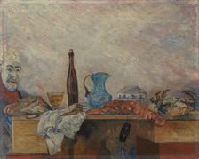 Mask and Crustaceans (vive le Carème), 1891. Creator: James Ensor