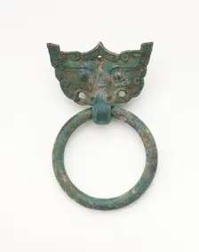 Mask and ring, Eastern Zhou to Han dynasty, 770 BCE-220 CE. Creator: Unknown