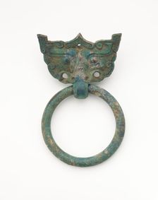 Mask and ring, Eastern Zhou to Han dynasty, 770 BCE-220 CE. Creator: Unknown