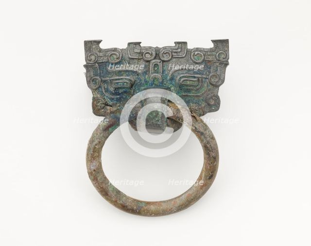 Mask and ring, Eastern Zhou to Han dynasty, 770 BCE-220 CE. Creator: Unknown.