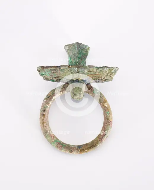 Mask and ring handle, Han dynasty, 206 BCE-220 CE. Creator: Unknown.