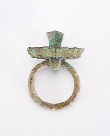 Mask and ring handle, Han dynasty, 206 BCE-220 CE. Creator: Unknown