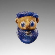 Mask Bead, 5th-4th century BC. Creator: Unknown