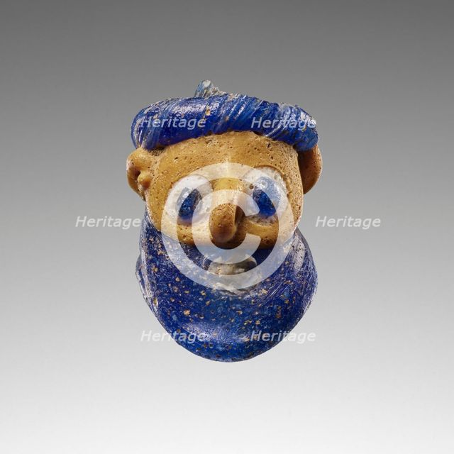 Mask Bead, 5th-4th century BC. Creator: Unknown.