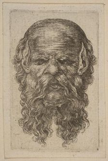 Mask. Creator: Attributed to Stefano della Bella (Italian, Florence 1610-1664 Florence)