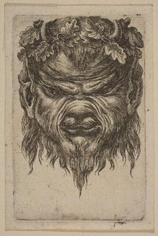Mask. Creator: Attributed to Stefano della Bella (Italian, Florence 1610-1664 Florence)