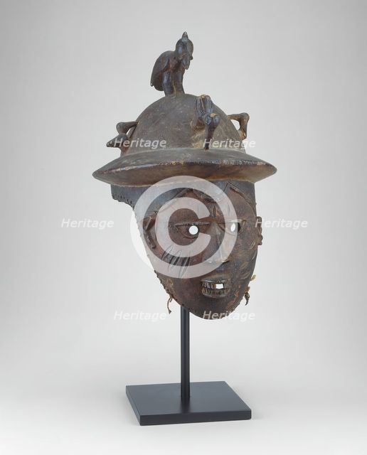 Mask for Egungun (Ere Egungun), Nigeria, Late 19th century. Creator: Unknown.