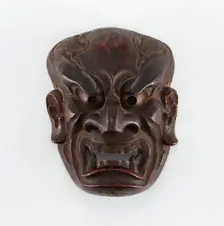 Mask for Noh performance, Muromachi period, 1333-1573. Creator: Unknown