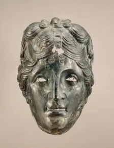 Mask from a Cavalry Helmet, A.D. 75-125. Creator: Unknown