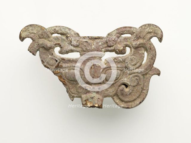 Mask (fragment), Han dynasty, 206 BCE-220 CE. Creator: Unknown.