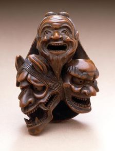 Mask Group, First half of 19th century. Creator: Naito Toyomasa