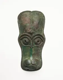 Mask in the form of a horse face, Zhou dynasty, ca. 1050-221 BCE. Creator: Unknown