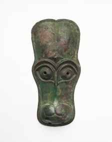 Mask in the form of a horse face, Zhou dynasty, ca. 1050-221 BCE. Creator: Unknown