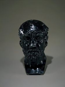 Mask of The Man with a Broken Nose, 1864, cast by 1928. Creator: Auguste Rodin