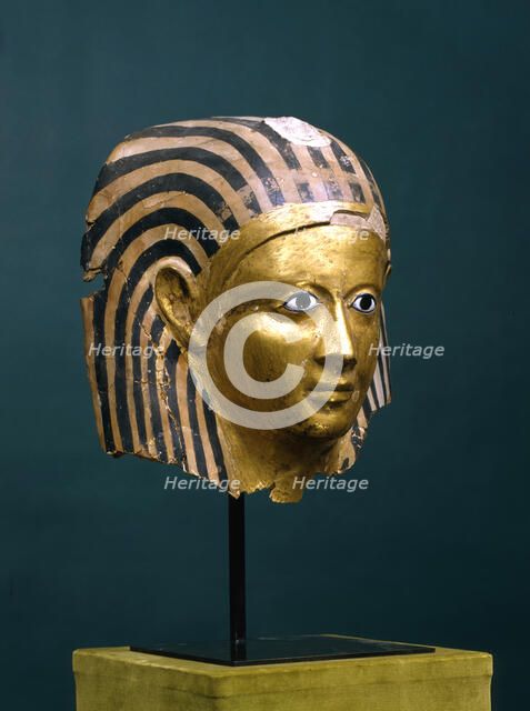 Mask of an Ancient Egyptian Mummy, c1st century BC. Artist: Unknown