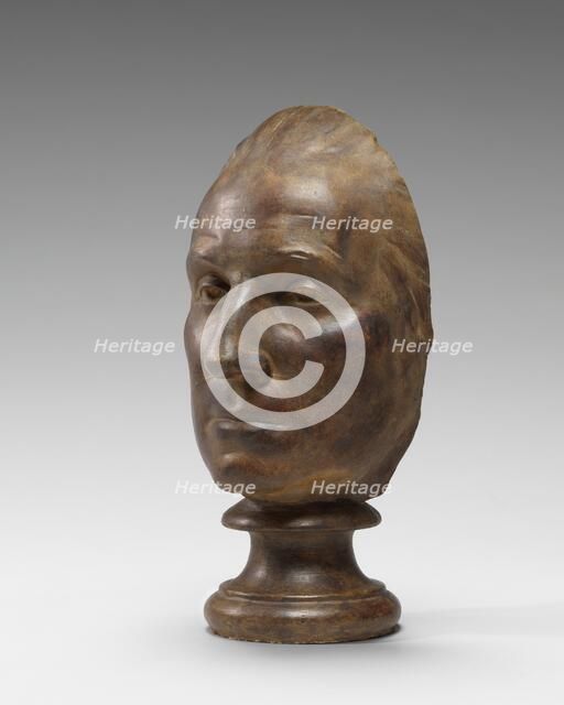 Mask of George Washington, model 1785, cast possibly by 1849. Creator: Unknown.