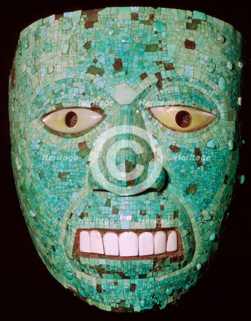 Mask representing a god, Aztec/Mixtec, Mexico, early 16th century.