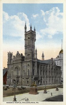 Masonic Temple, Broad and Filbert Streets, Philadelphia, Pennsylvania, USA, 1914