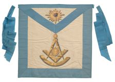 Masonic apron from the Prince Hall Grand Lodge of Massachusetts, late 18th century. Creator: Unknown