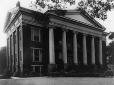 Masonic Female Institute, Talladega, Talladega County, Alabama façade..., between 1927 and 1943. Creator: Frances Benjamin Johnston