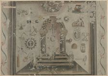 Masonic Picture, c. 1939. Creator: Martin Partyka