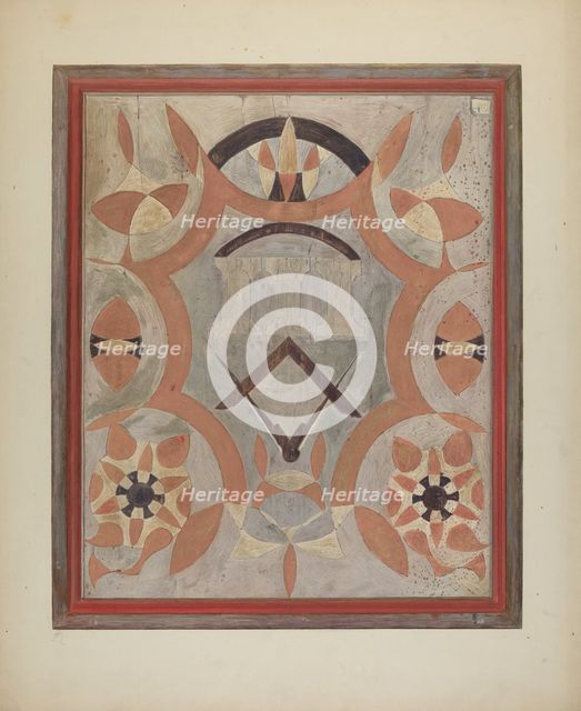 Masonic Sign, c. 1941. Creator: Edward F. Engel.