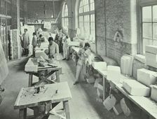 Masonry students, School of Building, Brixton, London, 1911
