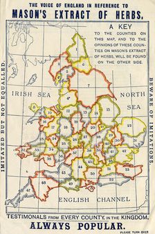 Mason's Extract of Herbs, 19th century